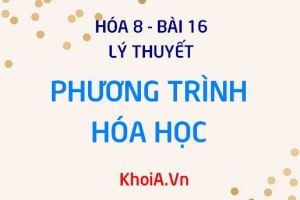 Cách cân bằng phương trình hóa học, Các bước lập phương trình hóa học - Lý thuyết Hóa 8 bài 16